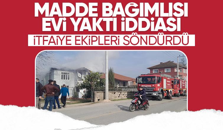 İki Katlı Evde Yangın