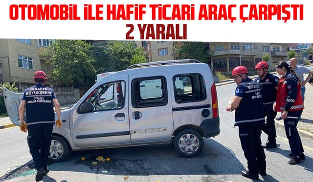 Erenler'de kaza: 2 yaralı