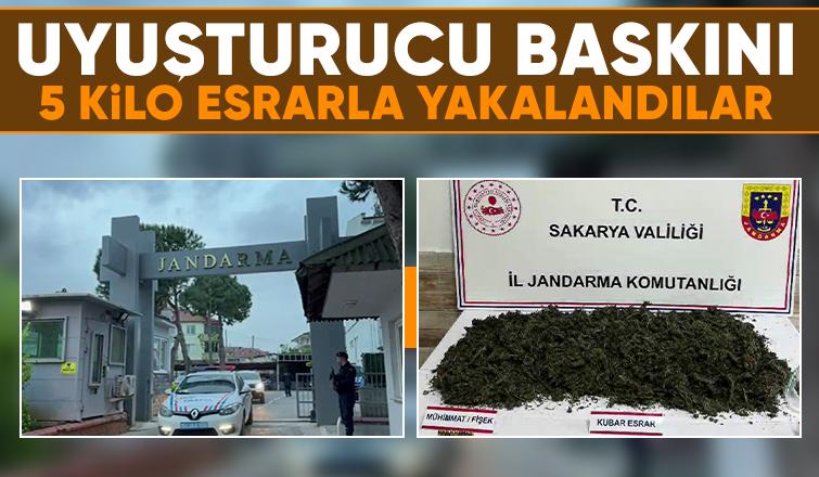 Karasu'da uyuşturucu operasyonu