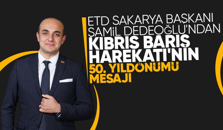 ETD'den Kıbrıs Barış Harekatı'nın 50. yıl dönümü mesajı