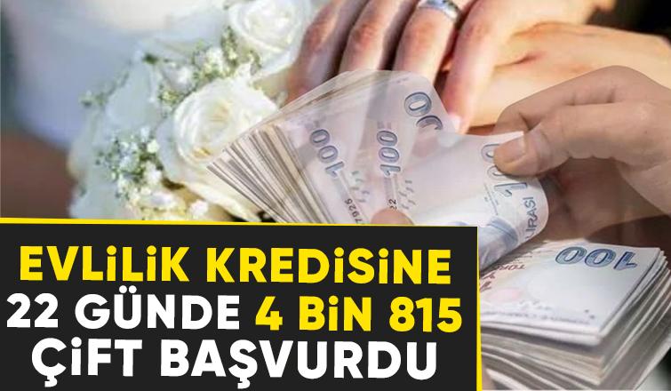 Evlilik kredisine çiftlerden büyük ilgi