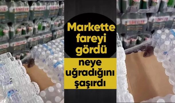 Markette şok görüntü!