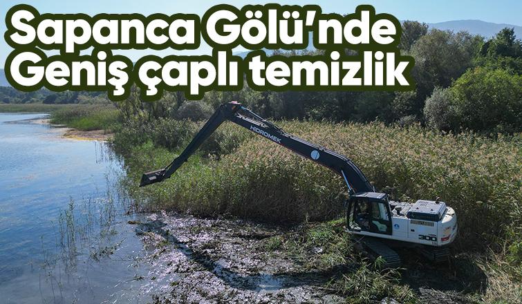 Sapanca Gölü'nde temizlik