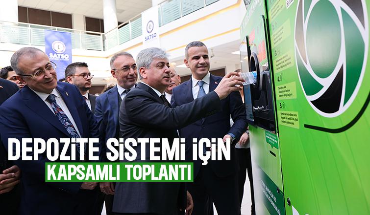 Sakarya'da depozito sistemi için toplantı yapıldı