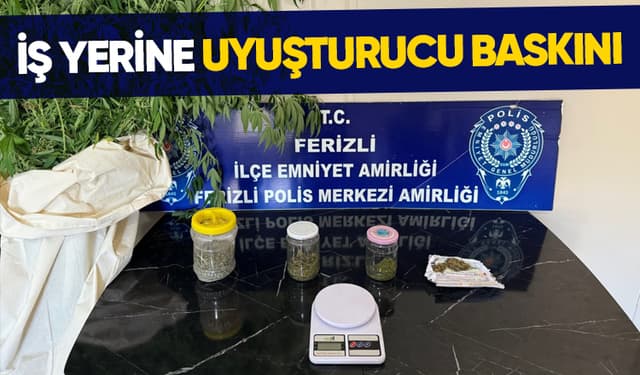 Ferizli polisinden uyuşturucu operasyonu