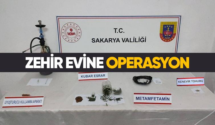 Akyazı'da uyuşturucu operasyonu