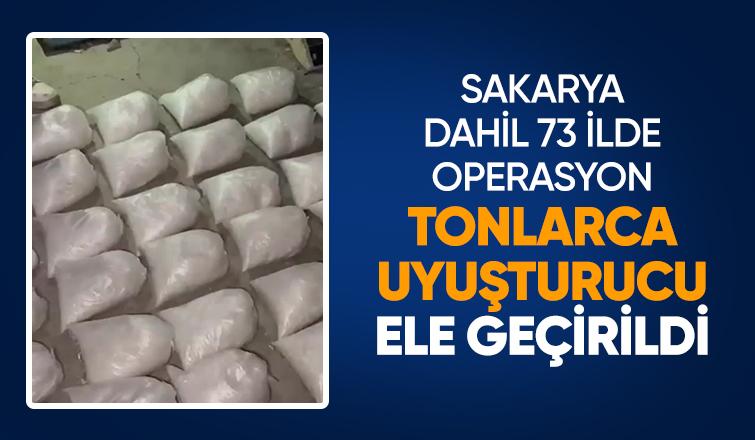 Sakarya dahil 73 ilde operasyon