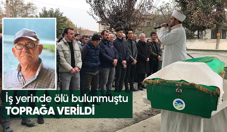 İşyerinde ölü bulunan esnaf toprağa verildi