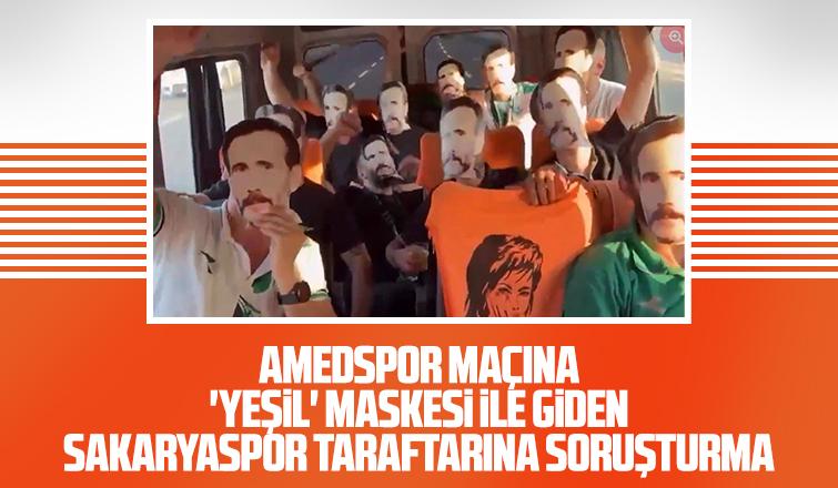 Sakaryaspor taraftarına Yeşil maske soruşturması