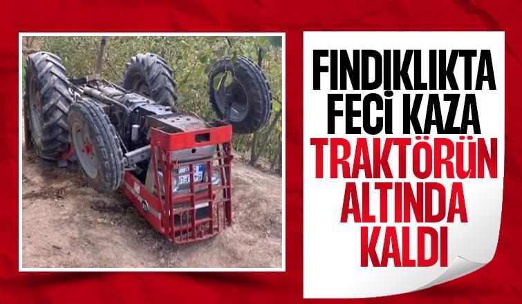 Traktörün altında kalan sürücü ağır yaralandı