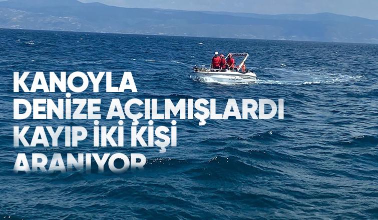 Sakarya AFAD ekibi denizde kaybolan iki kişiyi arıyor