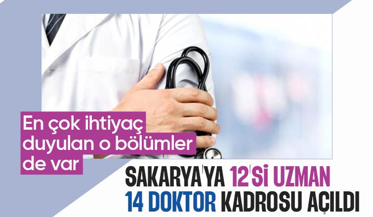 Sakarya'ya 14 yeni doktor kadrosu