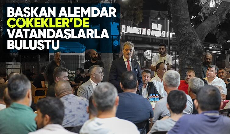 Yusuf Alemdar Çökekler'de vatandaşlarla buluştular