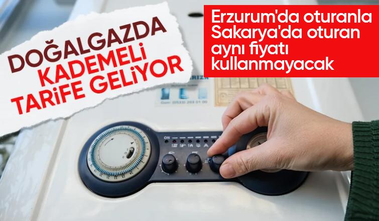 Doğalgazda kademeli fiyat tarifesi geliyor