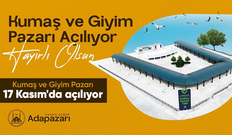 Camili'de Kumaş ve Giyim Pazarı açılıyor