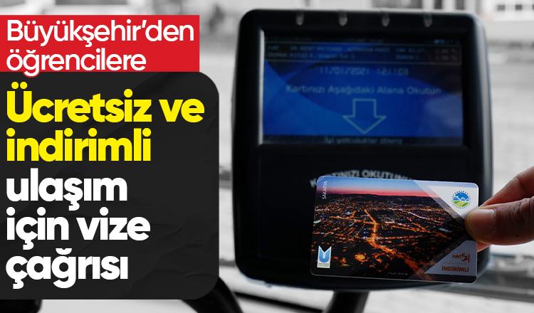 Sakarya'da öğrencilere vize çağrısı