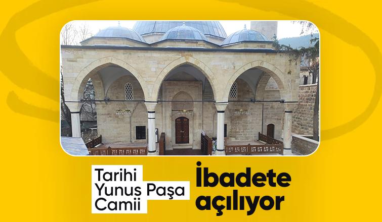 Restore edilen Yunus Paşa Camii ibadete açılıyor