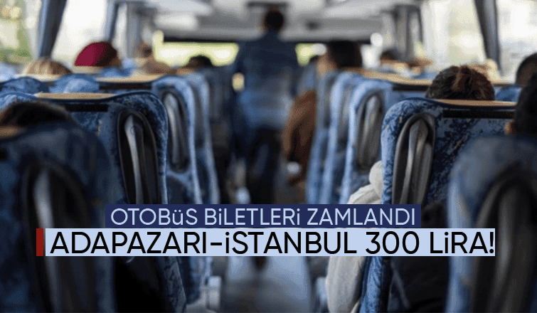 Otobüs biletlerine zam yapıldı