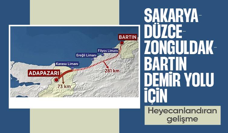 Sakarya-Bartın Demiryolu için yeni gelişme