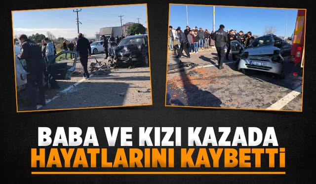 Kocaali'deki feci kazada baba ve kızı öldü