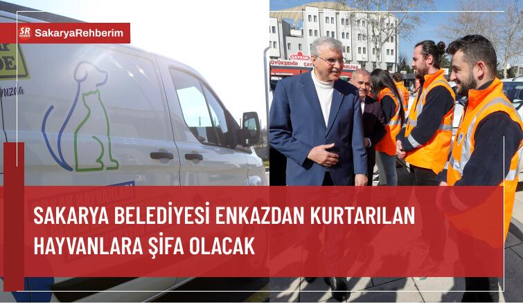 Sakarya Belediyesi Enkazdan Kurtarılan Hayvanlara Şifa Olacak