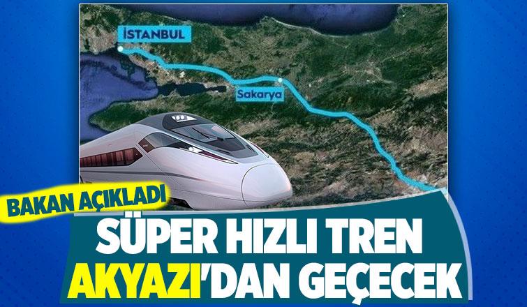 Süper Hızlı Tren'de Akyazı detayı