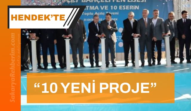 Hendek'te 10 Yeni Proje