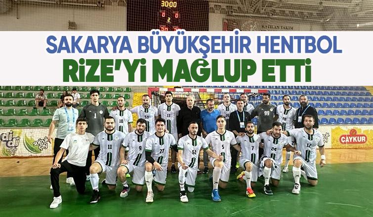 Rize'den galibiyet haberi var: Sakarya büyükşehir hentbol  Rizeyi mağlup etti 