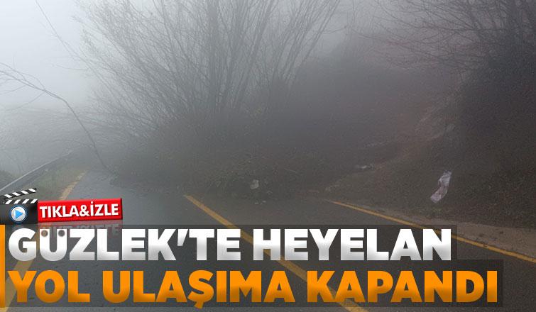 Akyazı’da heyelan