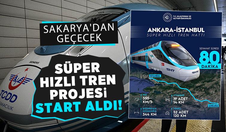 Süper Hızlı Tren Projesine başlandı