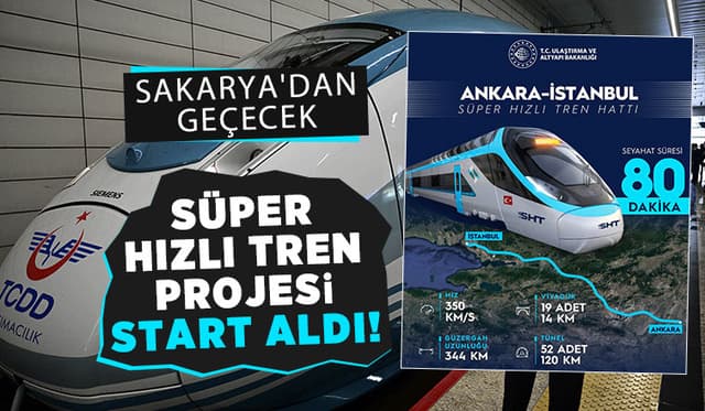 Süper Hızlı Tren Projesine başlandı