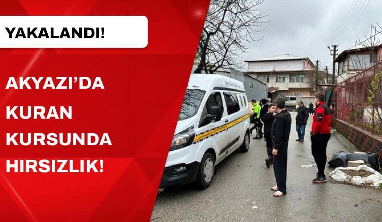 Kuran Kursunda Hırsızlık Yaparken Yakalandı!