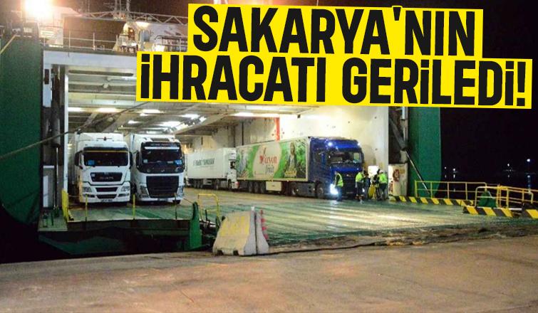 Sakarya'nın Ocak ayı ihracatı düştü