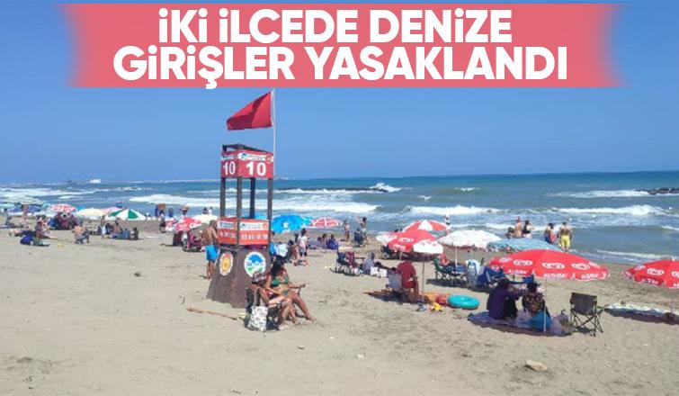 Kocaali ve Kaynarca'da denize girişler yasaklandı