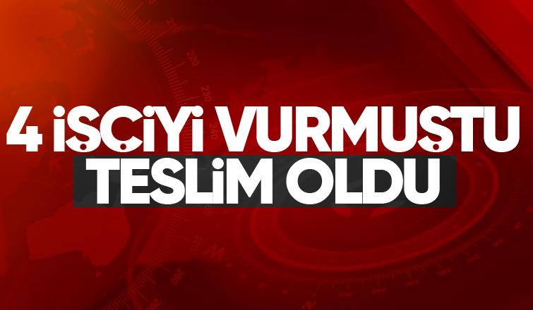 4 kişiyi vuran bungalov sahibi teslim oldu