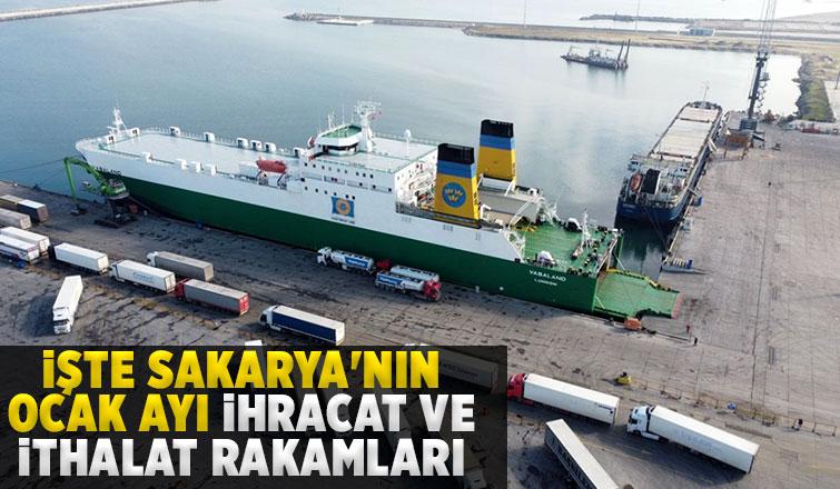 Sakarya'nın ihracat ve ithalat rakamları açıklandı