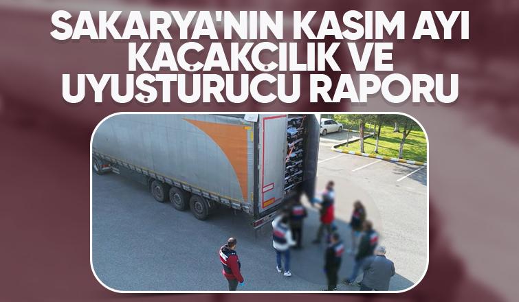 Sakarya'da kaçakçılık ve uyuşturucu operasyonları