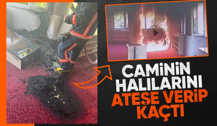 Az kalsın camiyi yakıyordu