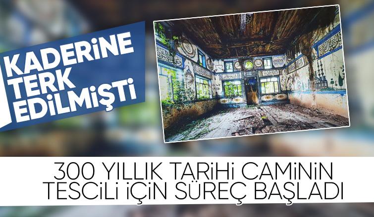 Kaderine terk edilen 300 yıllık tarihi cami için yeni gelişme