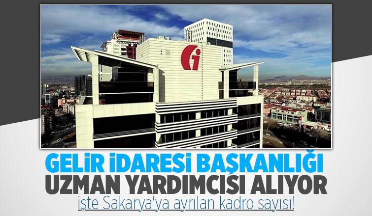 Gelir İdaresi Sakarya'da uzman yardımcısı alacak