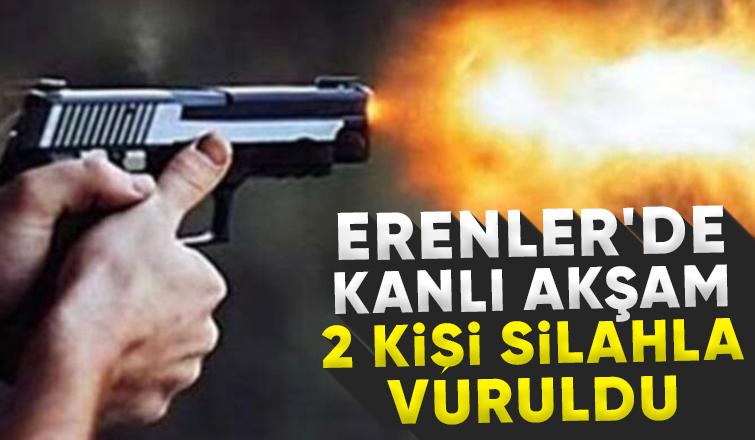 Kavgada silah ateşlendi 2 kişi vuruldu