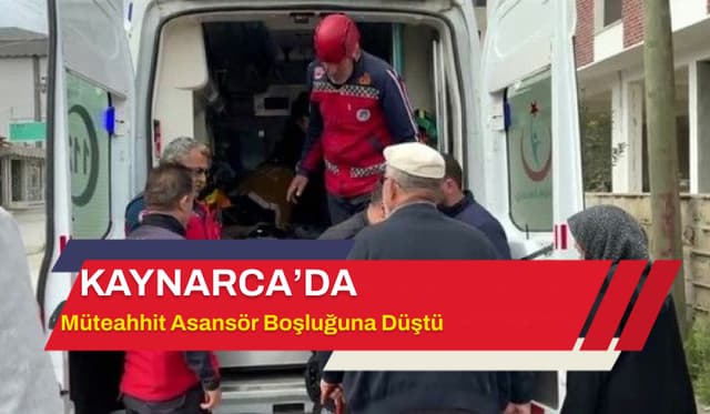 Kaynarca'da Bir Müteahhit Asansör Boşluğuna Düştü