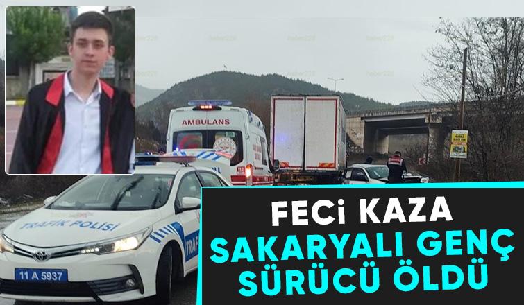 Sakaryalı sürücü kazada öldü