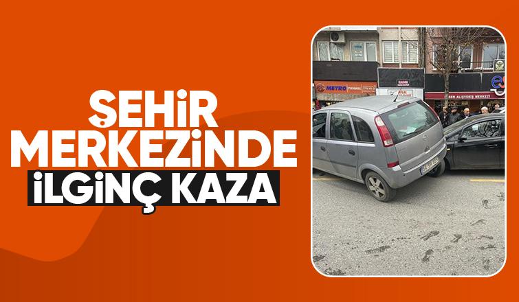 Şehir merkezinde zincirleme kaza