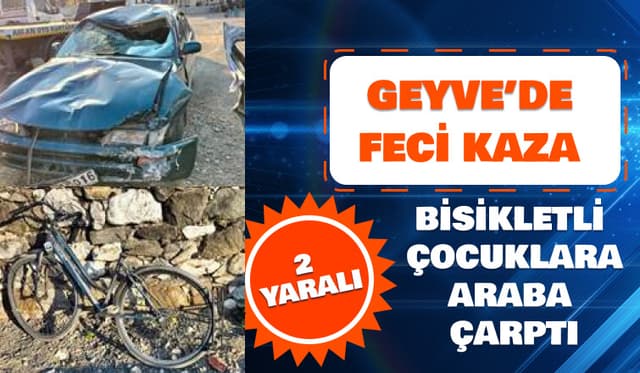 Geyve'de Feci Kaza