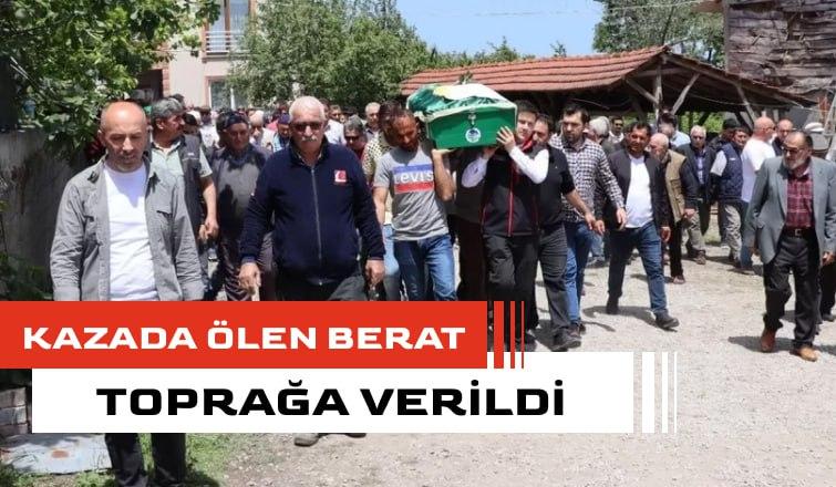 Traktörün Altında Kalan Berat'a Acı Veda