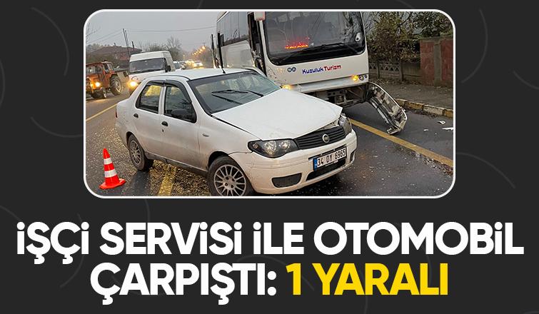 Eskibedil sapağında kaza 1 yaralı