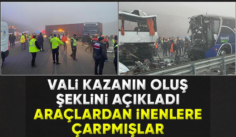 Katliam gibi kazanın oluş şeklini açıkladı