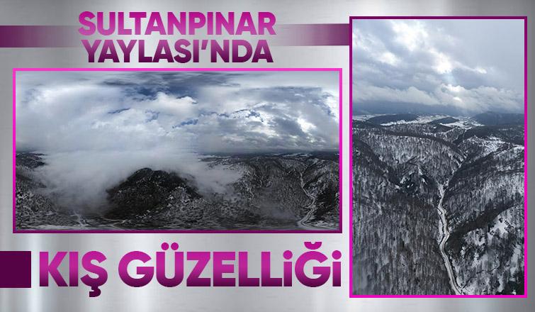 Sultanpınar Yaylası'ndan kar fotoğrafları