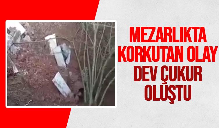 Kocaali'de mezarlıkta korkutan olay